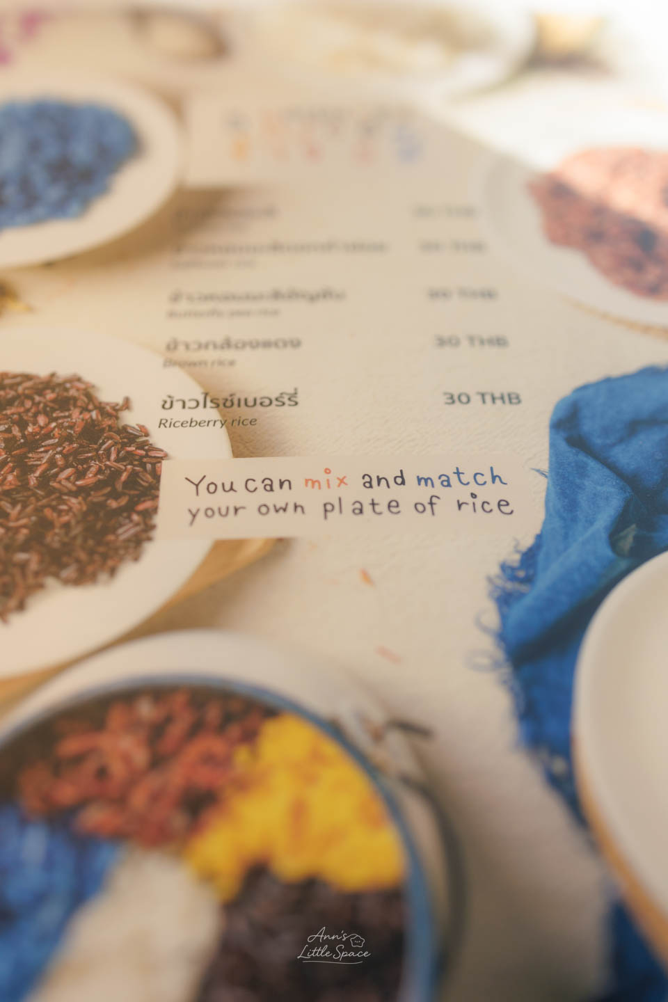 Meena Rice Based Cuisine 菜單｜by Ann's Little Space
